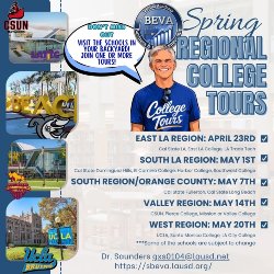 Spring Regional College Tours
